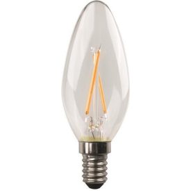   Eurolamp E14 LED izzó keresztezett izzószállal, 2.2W, 250lm, 3000K
