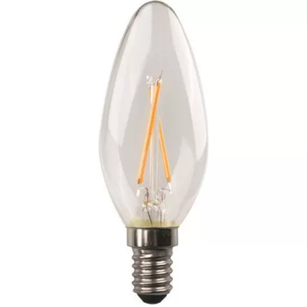 Eurolamp E14 LED izzó keresztezett izzószállal, 2.2W, 250lm, 3000K