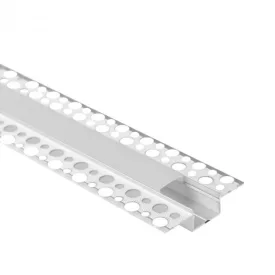    Ecolight Gipszkartonba építhető Fehér LED aluprofil  2m (Szett) 17mm széles opál fedővel