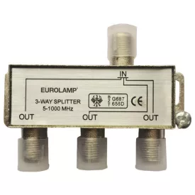 3-as TV antenna elosztó F csatlakozó