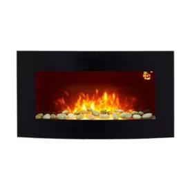 Eurolamp FEKETE ÜVEG FŰTŐPANEL 2000W, távirányítóval