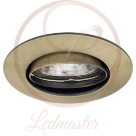   Kanlux Kör alakú spot keret patinált réz GU10-es kerámia foglalattal