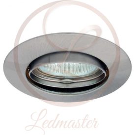   Kanlux Kör alakú spot keret matt króm MR16-os kerámia foglalattal