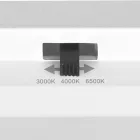 VIDEX DL6S 24W LED négyzet alakú lámpa 3000K-4000K-6500K