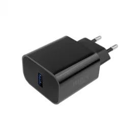 Ecolight 20 W-os USB-A fali töltő, fekete