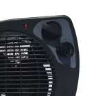 Eurolamp Ventilátoros fűtőtest, 1000/2000W, fekete