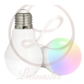   Mi-Light E27-es foglalatú 6W-os izzó RGB+CCT + távirányító