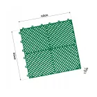 Moduláris garázspadló  polipropilén (PP) 40x40x1,8cm - zöld