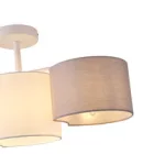 EUROLAMP ARTE ILLUMINA CLOUD függesztett lámpatest, 3XE14 foglalattal, Φ560mm*300mm, Matt fehér színben