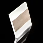 TERRA meleg fehér 12 V króm beltéri LED-es lépcső világítás