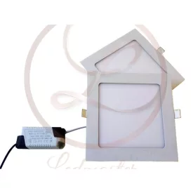   MasterLED Proma 18 W-os süllyesztett natúr fehér négyzet alakú LED-es mennyezetlámpa