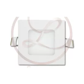   MasterLED Proma 6 W-os süllyesztett hideg fehér négyzet alakú LED-es mennyezetlámpa