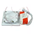 MasterLED Proma 6 W-os süllyesztett hideg fehér négyzet alakú LED-es mennyezetlámpa