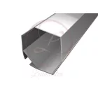 Ledprofiles Sarok aluprofil 90°-os opál fedéllel dupla soros 2 méteres szál