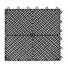 Moduláris garázspadló  polipropilén (PP) 40x40x1,8cm - Fekete