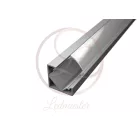 Ledprofiles Sarok aluprofil normál opál fedéllel 2 méteres szál