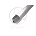 Ledprofiles Sarok aluprofil íves opál fedéllel 2 méteres szál