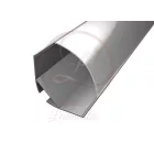 Ledprofiles Sarok aluprofil íves opál fedéllel dupla soros 2 méteres szál