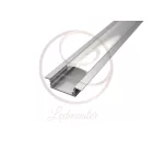 Ledprofiles Süllyeszthető aluprofil opál fedéllel 2 méteres szál