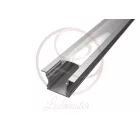 Ledprofiles Süllyeszthető aluprofil mély opál fedéllel 2 méteres szál