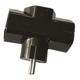 Földelt hálózati 3-as T dugaljzat 16A 220-240V