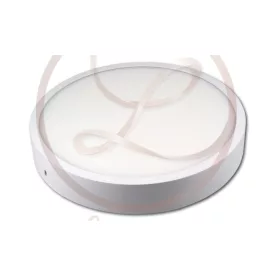   MasterLED Proma 24 W-os falon kívüli natúr fehér kör alakú fehér keretű LED-es mennyezetlámpa