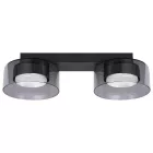 MasterLED Glossy mennyezeti lámpa, 2xGX53-as foglalattal, fekete