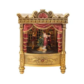   Eurolamp arany színház, zenével és mozgással, 3xAA elemmel, 23,5x23,5x28cm