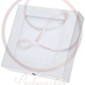   MasterLED Proma 6 W-os falon kívüli meleg fehér négyzet alakú LED-es mennyezetlámpa