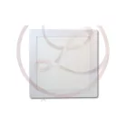 MasterLED Proma 18 W-os falon kívüli meleg fehér négyzet alakú LED-es mennyezetlámpa