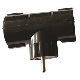 Földelt hálózati2-es T- dugaljzat 16A 220-240V