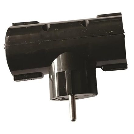 Földelt hálózati2-es T- dugaljzat 16A 220-240V