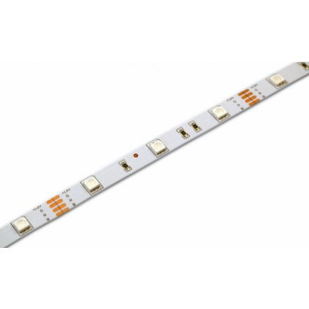 MasterLED 30 LED/méteres 12 V-os beltéri RGB 5050 LED szalag 10 m / tekercs