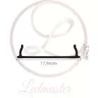 Ledprofiles Flexibilis aluprofil opál fedéllel 2 méteres szál