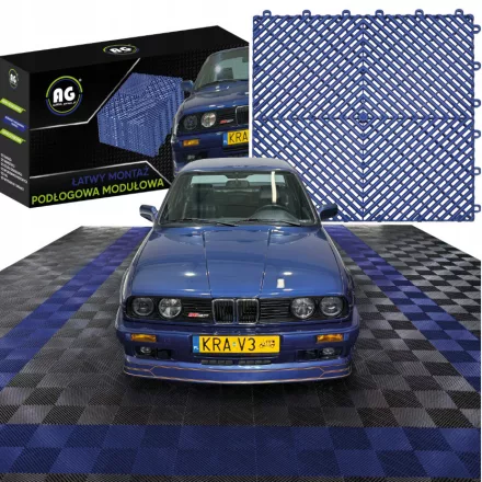 Moduláris garázspadló  polipropilén (PP) 40x40x1,8cm - kék