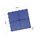 Moduláris garázspadló  polipropilén (PP) 40x40x1,8cm - kék