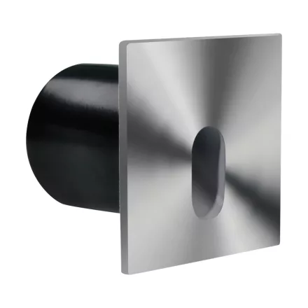 Strühm Rafi négyzet alakú natúr fehér matt króm beltéri LED-es lépcső világítás