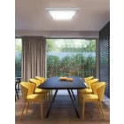 Strühm Alex 18 W-os 320x320 mm négyzet alakú natúr fehér mennyezeti lámpa IP44-es védettségű