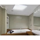 Strühm Adis 28 W-os 330x330 mm négyzet alakú natúr fehér mennyezeti lámpa IP44-es védettségű