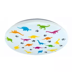   Strühm Kidi Dínó 20 W-os ø335 mm kör alakú natúr fehér mennyezeti lámpa IP44-es védettségű