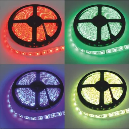 LED szalag 150 7.2W/m RGB 12V IP63 /5m/