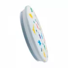 Strühm Kidi Dínó 20 W-os ø335 mm kör alakú natúr fehér mennyezeti lámpa IP44-es védettségű