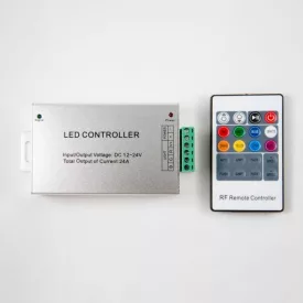 LED vezérlő RGB 20 gombos 24A 288W RF