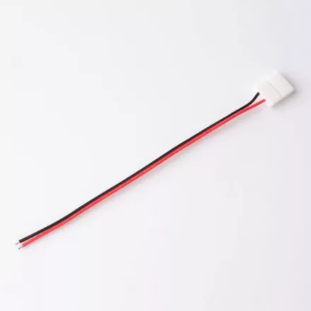 LED csatlakozó MONO 10mm egyoldalas kábellel