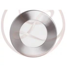   Strühm Milton 6 W-os süllyesztett meleg fehér ezüst színű kör alakú LED-es mennyezetlámpa