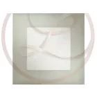 Strühm Milton 6 W-os süllyesztett hideg fehér ezüst színű négyzet alakú LED-es mennyezetlámpa