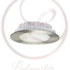 Strühm Milton 12 W-os süllyesztett meleg fehér ezüst színű négyzet alakú LED-es mennyezetlámpa