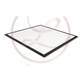   MasterLED Lumio 60 x 60-as süllyesztett 40 W-os natúr fehér LED panel fekete kerettel