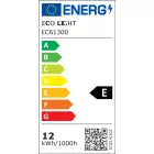 Ecolight 24V COB ledszalag 12W/méter, 1560 lm/m, 480 LED/m 6000K IP20 5M