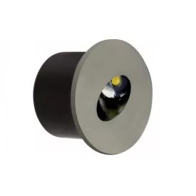   Strühm Yakut kör alakú natúr fehér matt króm beltéri LED-es lépcső világítás